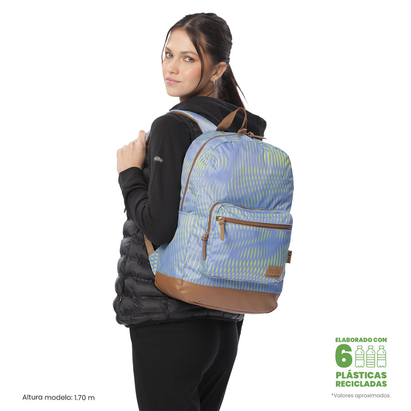 Mochila Universitaria Porta PC 14" Tocax Amarillo Mujer