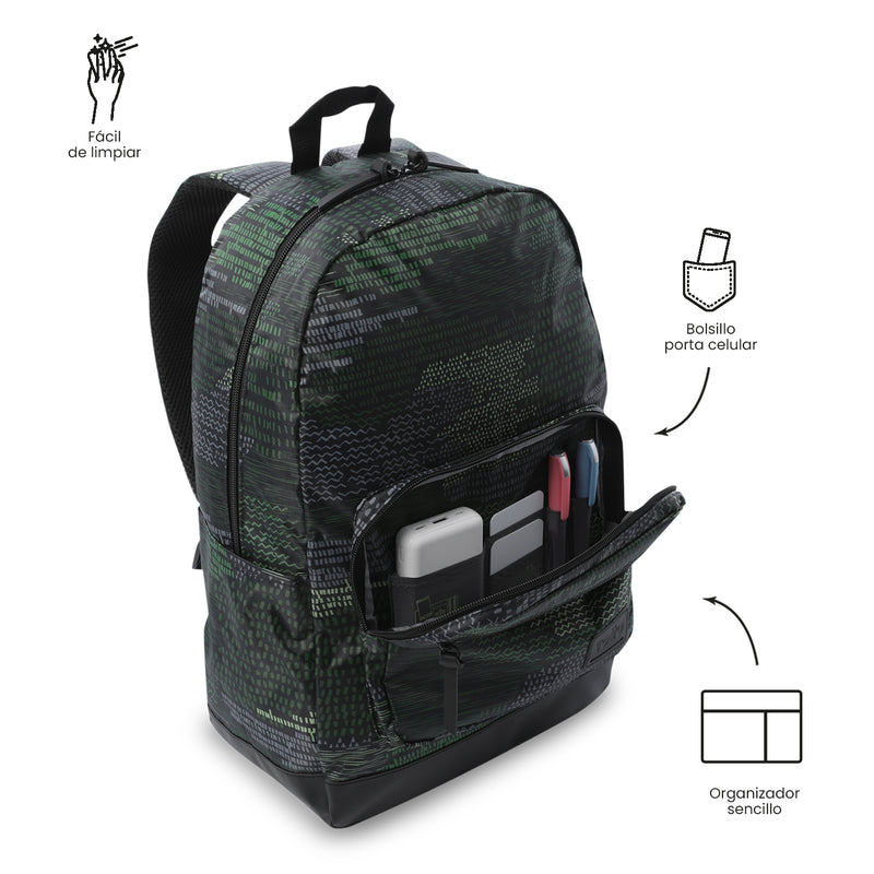 Mochila Universitario Porta PC 14" Tocax Negro Hombre