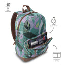 Mochila Universitaria Porta PC 14" Tocax Verde Mujer