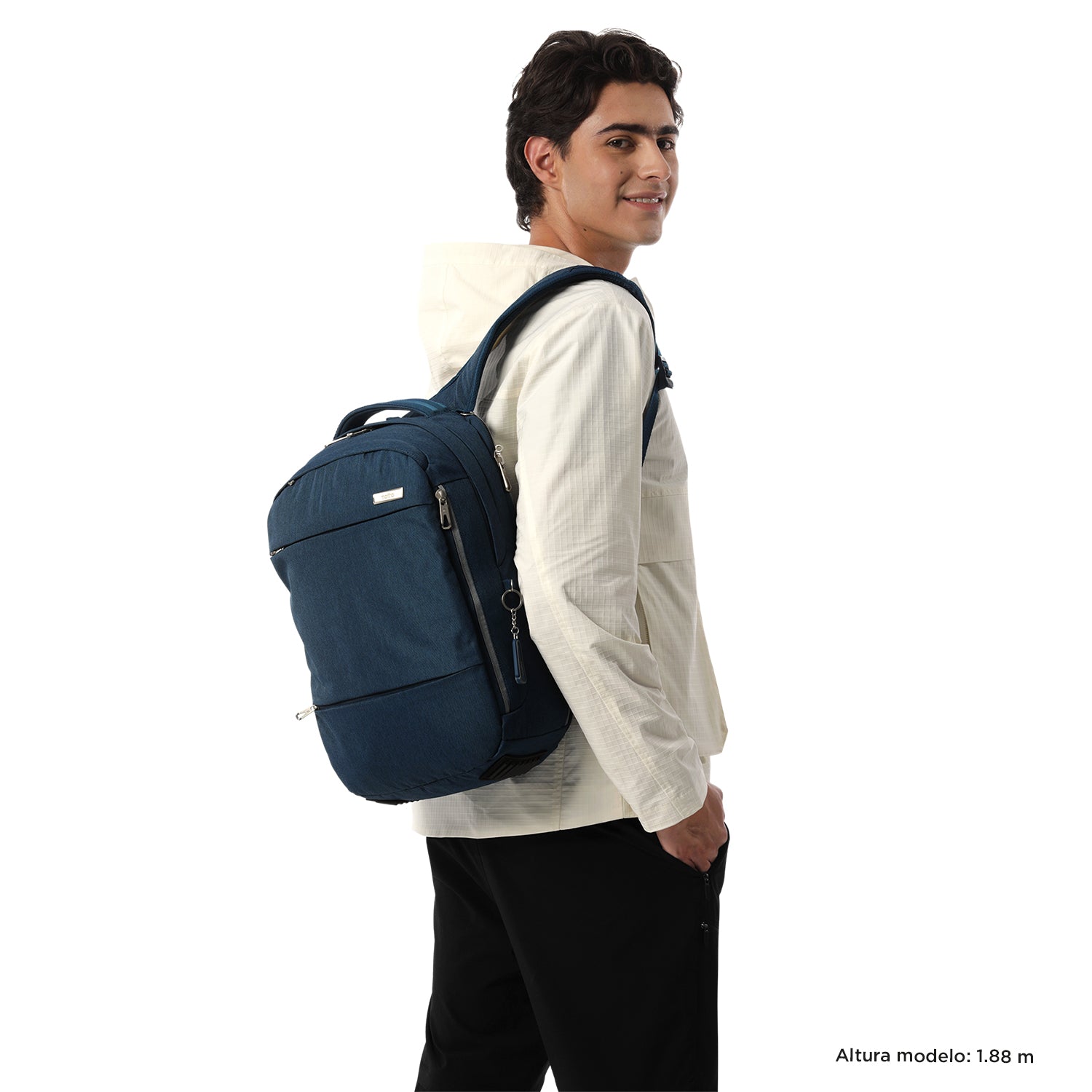Mochila Ejecutivo Porta Laptop13" Colbert Azul Hombre