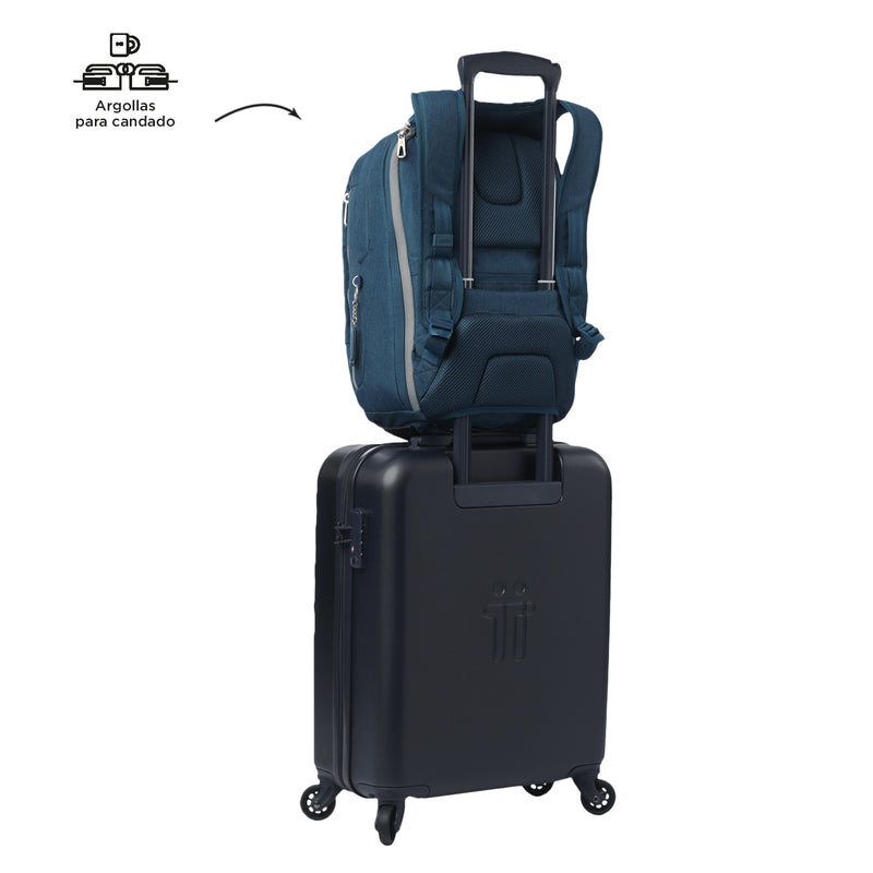 Mochila Ejecutivo Porta PC13" Colbert Azul Hombre