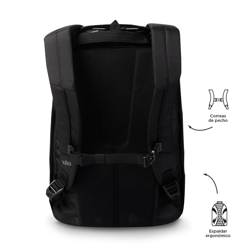 Mochila Universitaria Porta PC 15.4" Bunker Pack 4.0 Negro