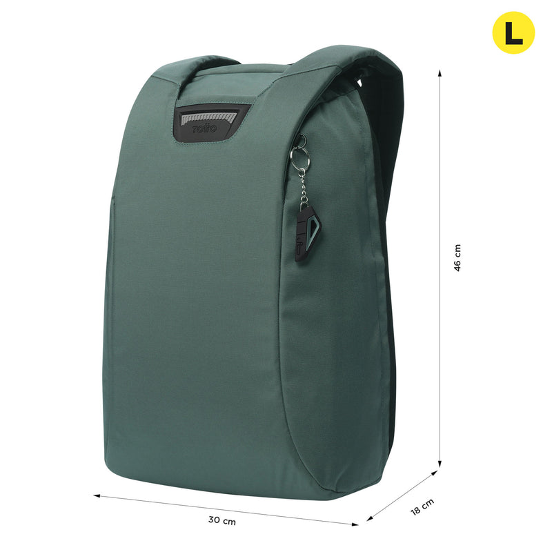 Mochila Antirrobo Bunker Pack 4.0 Porta PC 15.4" Verde