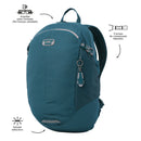 Mochila  para Hombre Deportto Porta Laptop 14" Azul