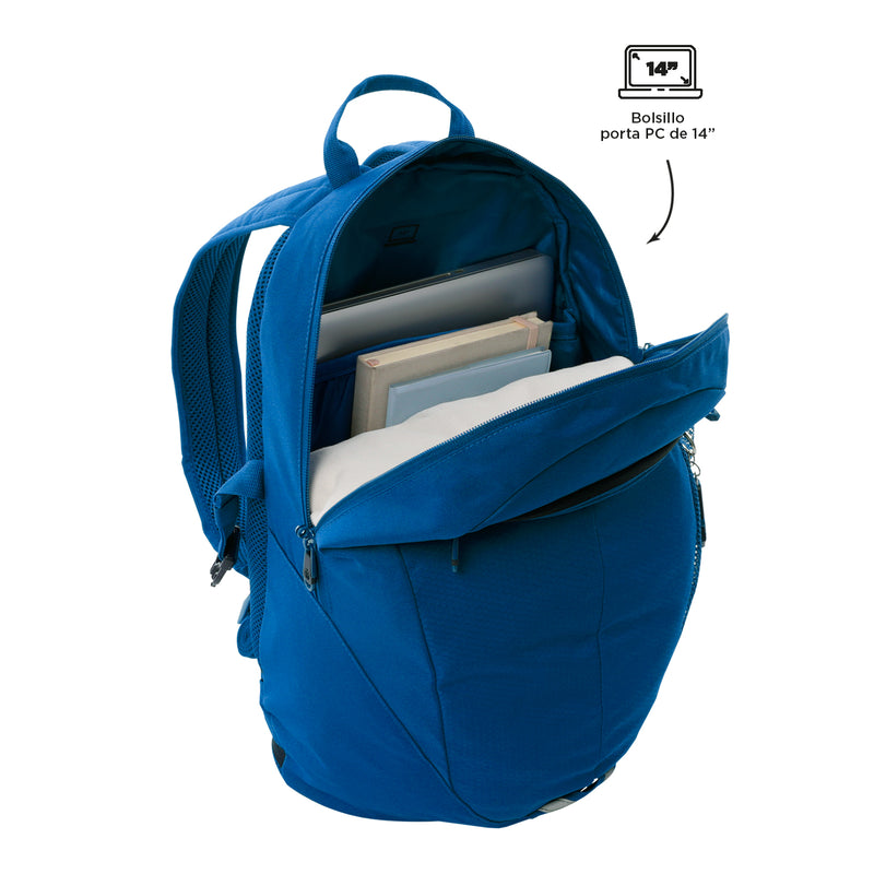 Mochila  para Hombre Deportto Porta PC 14" Azul