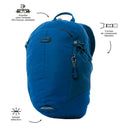 Mochila  para Hombre Deportto Porta Laptop 14" Azul
