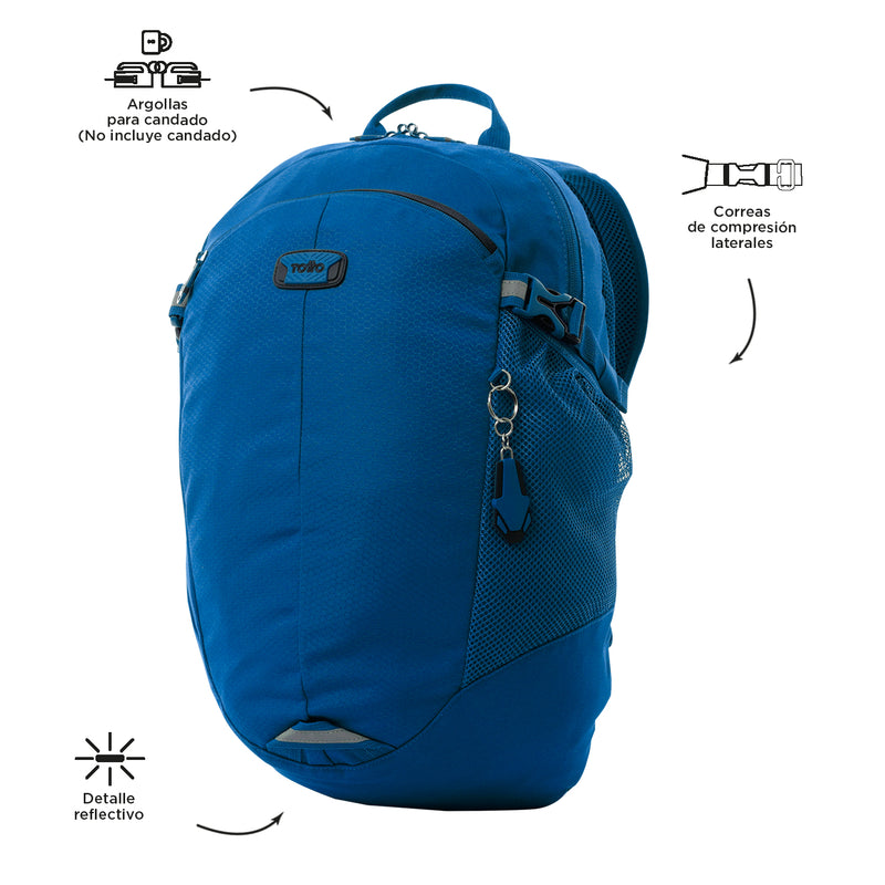 Mochila  para Hombre Deportto Porta PC 14" Azul