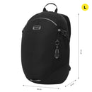 Mochila Universitaria Deportto Porta Laptop 14" Negro Hombre