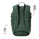 Mochila Universitaria Deportto Porta Laptop 14" Verde Hombre
