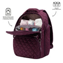 Mochila Babybao 2.0 Pañalera - Color: Morado