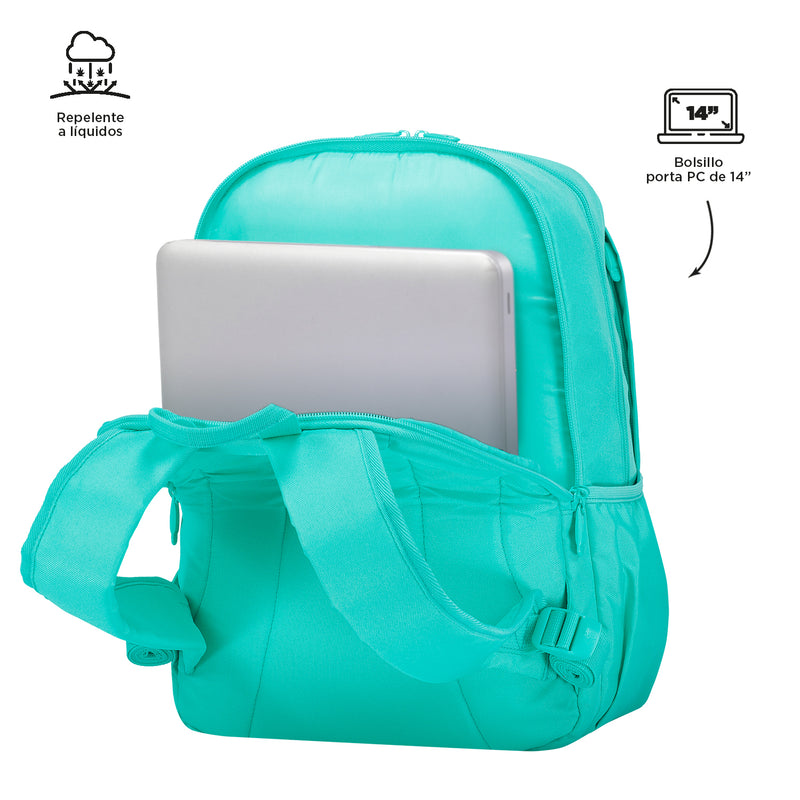 Mochila Dinamicon con porta laptop - Color: Verde