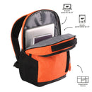 Mochila Porta Laptop Deleg - Color: Naranja