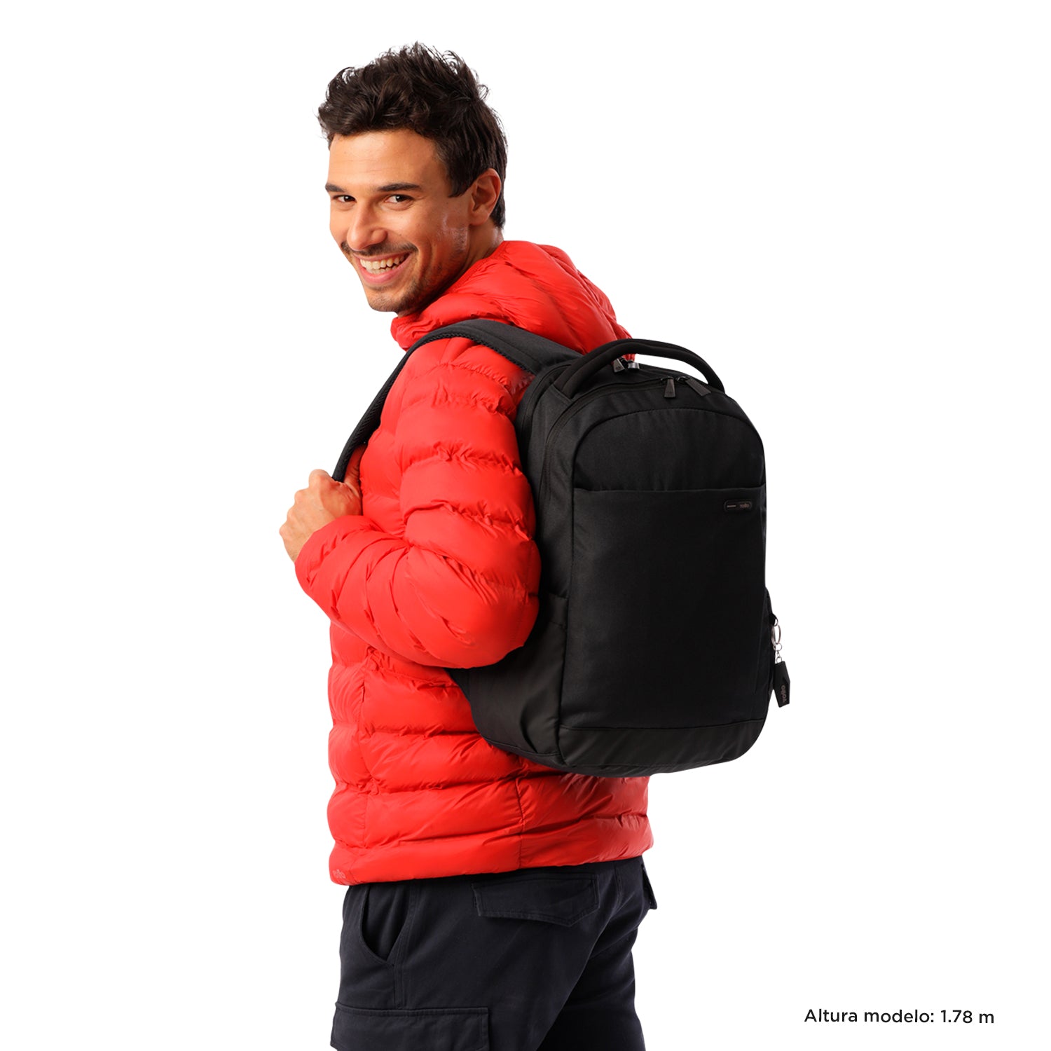 Mochila Ejecutiva Porta Laptop 14" Deleg 2.0 Negra