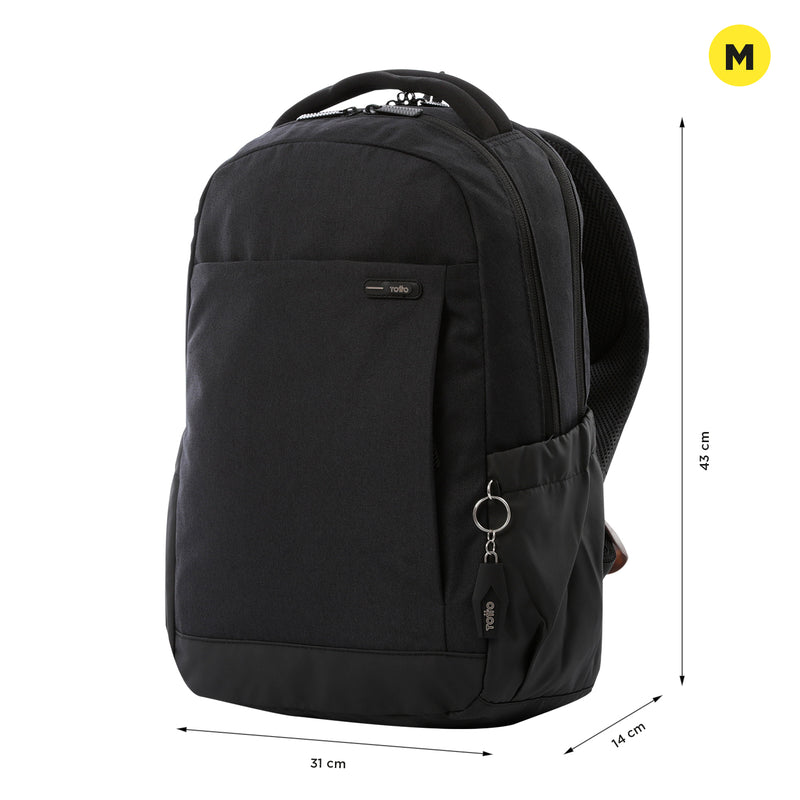 Mochila Ejecutiva Porta PC 14" Deleg 2.0 Negra