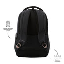 Mochila Ejecutiva Porta Laptop 14" Deleg 2.0 Negra