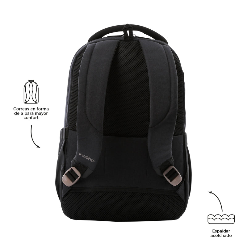 Mochila Ejecutiva Porta PC 14" Deleg 2.0 Negra