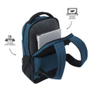 Mochila Ejecutivo Porta Laptop14" Deleg 2.0 Azul Hombre