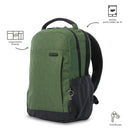 Mochila Ejecutiva Porta PC 14" Deleg 2.0 Verde Hombre