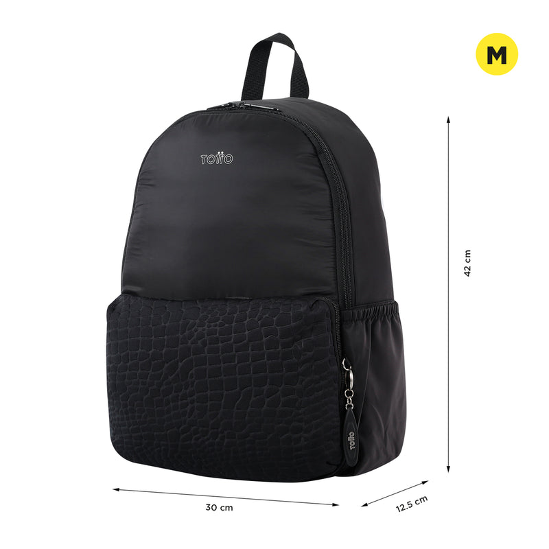 Mochila Universitaria Porta PC 13" Palencia Negro Mujer