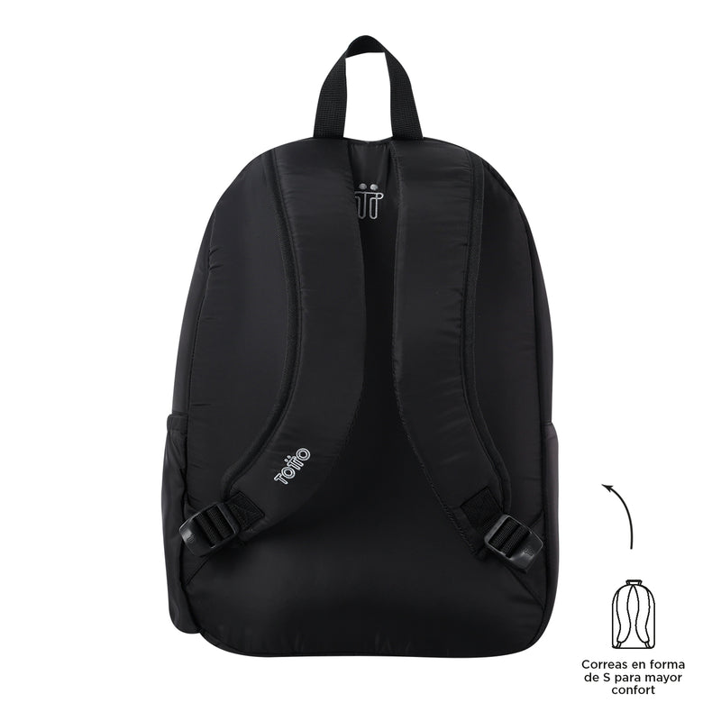 Mochila Universitaria Porta PC 13" Palencia Negro Mujer