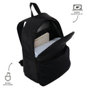 Mochila Universitaria Porta Laptop 13" Palencia Negro Mujer