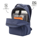 Mochila Ejecutiva Porta Laptop 14" Wivetto Azul Hombre