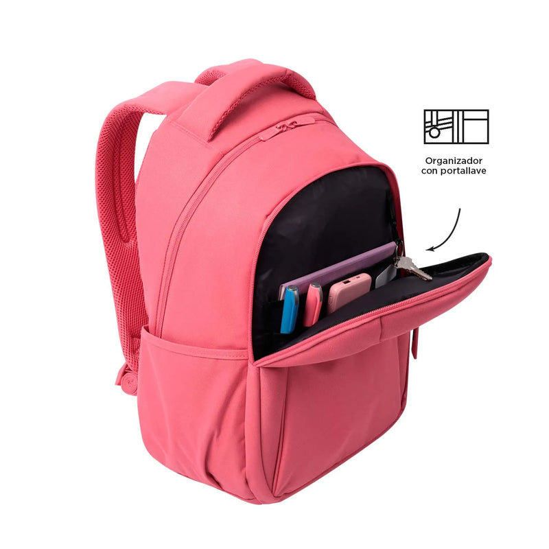 Mochila Ejecutiva Porta PC 14" Wivetto Rosada Mujer