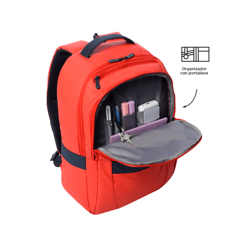 Mochila Ejecutiva Porta PC 16" Wivetto 2.0 Roja Hombre