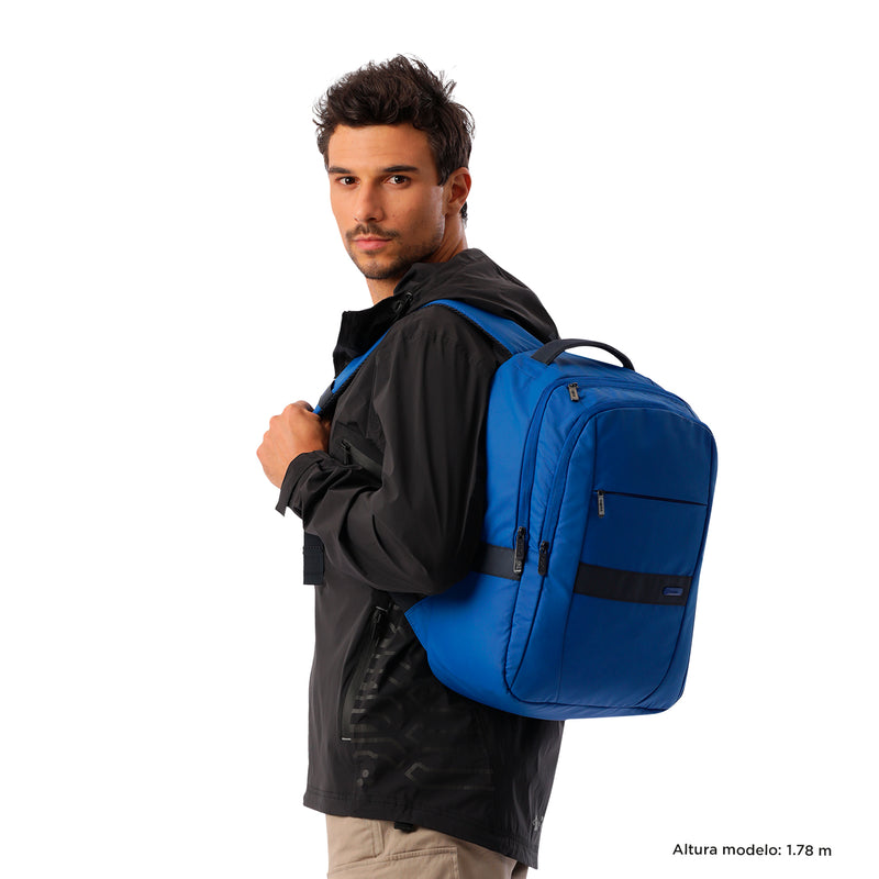 Mochila Ejecutiva Porta PC 16" Wivetto 2.0 Azul Hombre