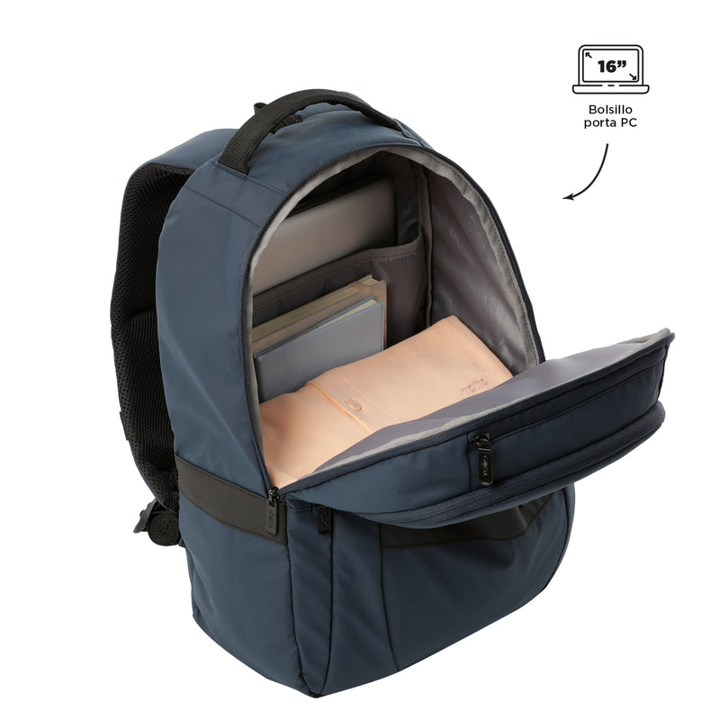 Mochila Ejecutivo Porta PC16"  Wivetto 2.0 Azul Unisex