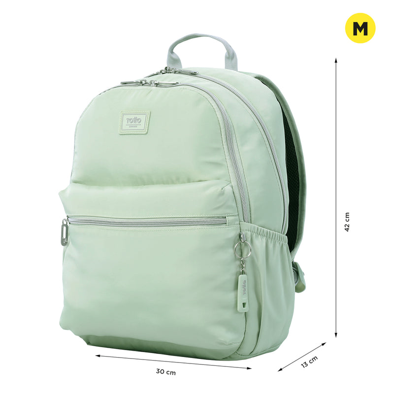 Mochila Aynatto Porta PC 13" Verde Mujer