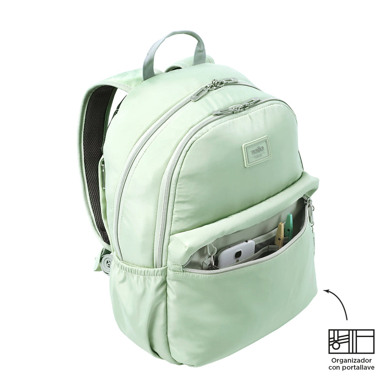 Mochila Aynatto Porta PC 13" Verde Mujer