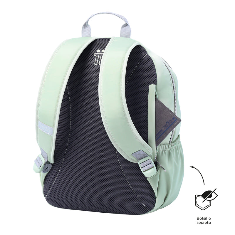 Mochila Aynatto Porta PC 13" Verde Mujer