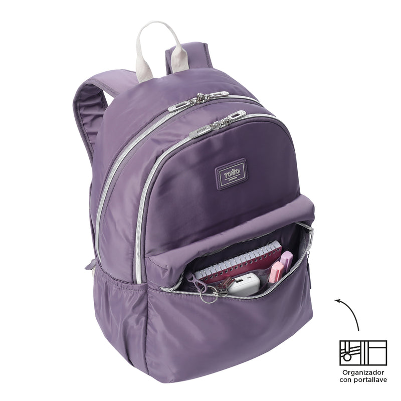 Mochila Aynatto Porta PC 13" Morado Mujer