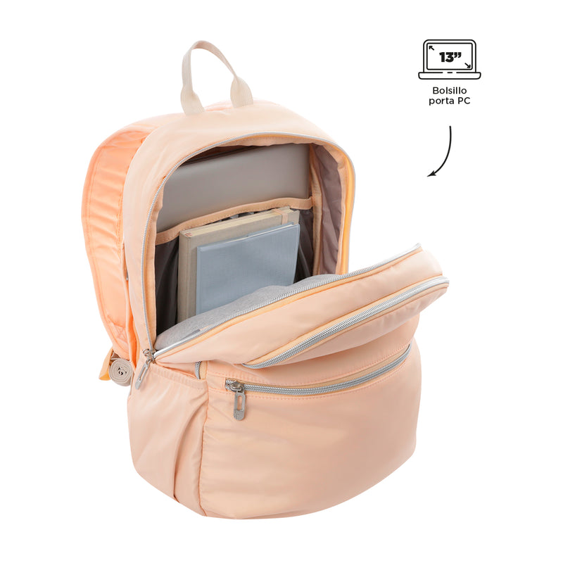 Mochila Aynatto Porta PC 13" Rosado Mujer