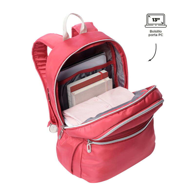 Mochila Aynatto Porta PC 13" Roja Mujer