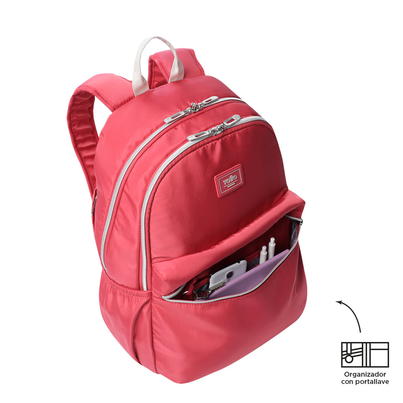 Mochila Aynatto Porta PC 13" Roja Mujer