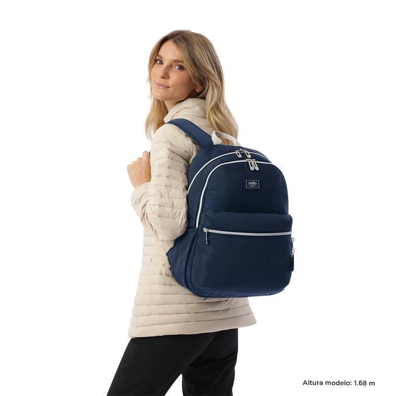 Mochila Aynatto Porta PC 13" Azul Mujer