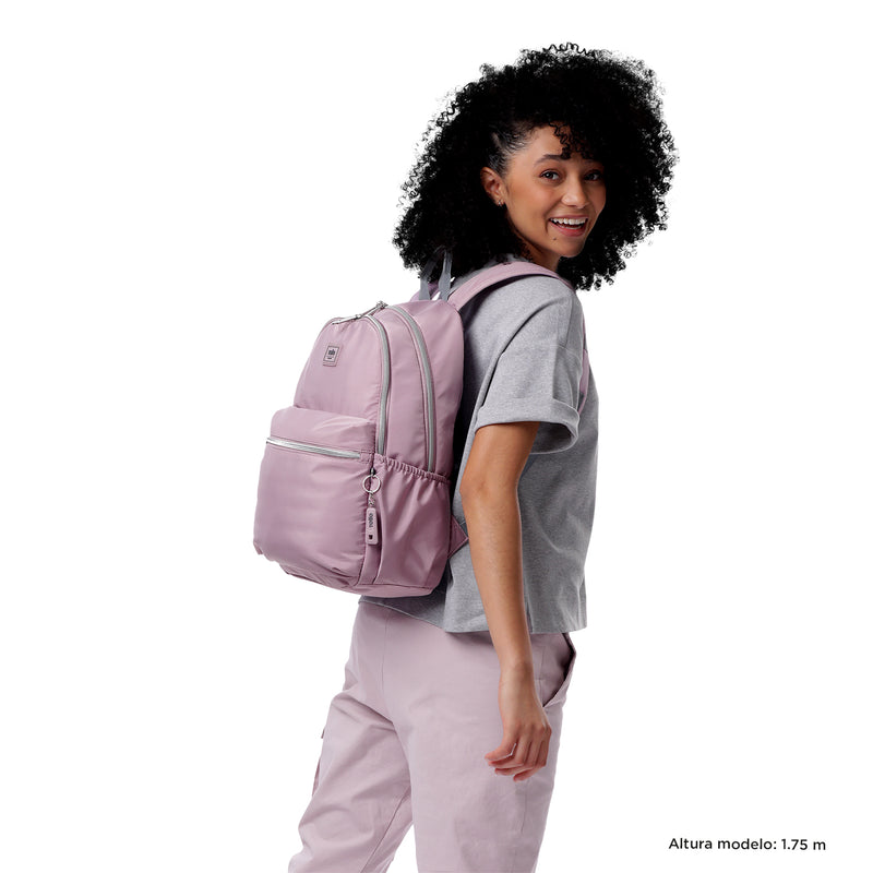 Mochila Porta Laptop 13" Aynatto Rosado Mujer