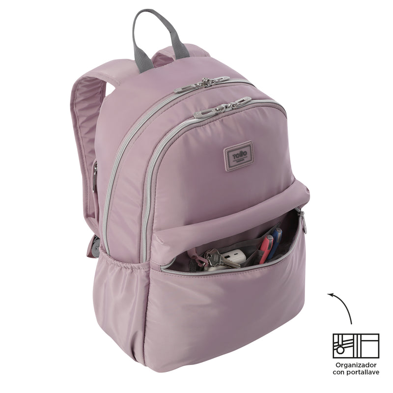 Mochila Porta Laptop 13" Aynatto Rosado Mujer