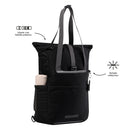 Mochila Gloty con porta laptop- Color: Negro