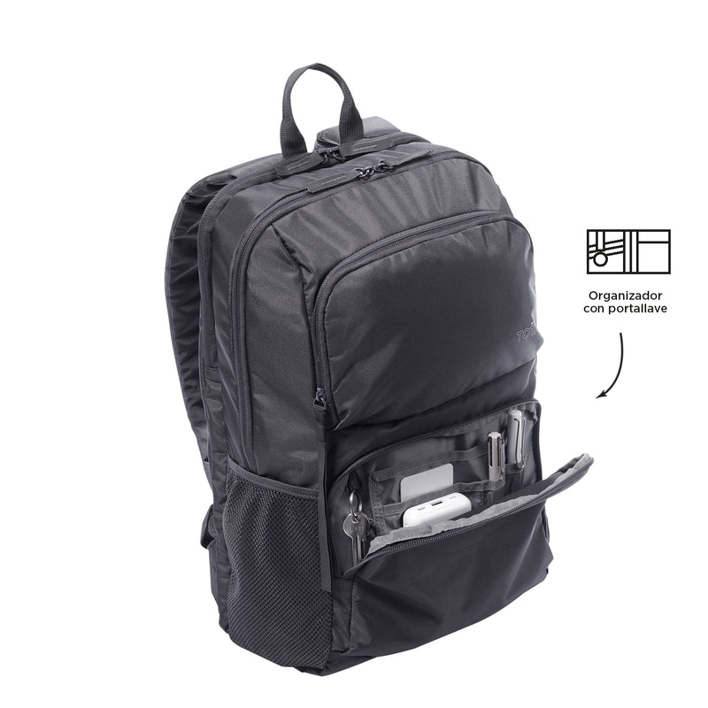 Mochila Universitaria Porta PC 14" Cloud Gris