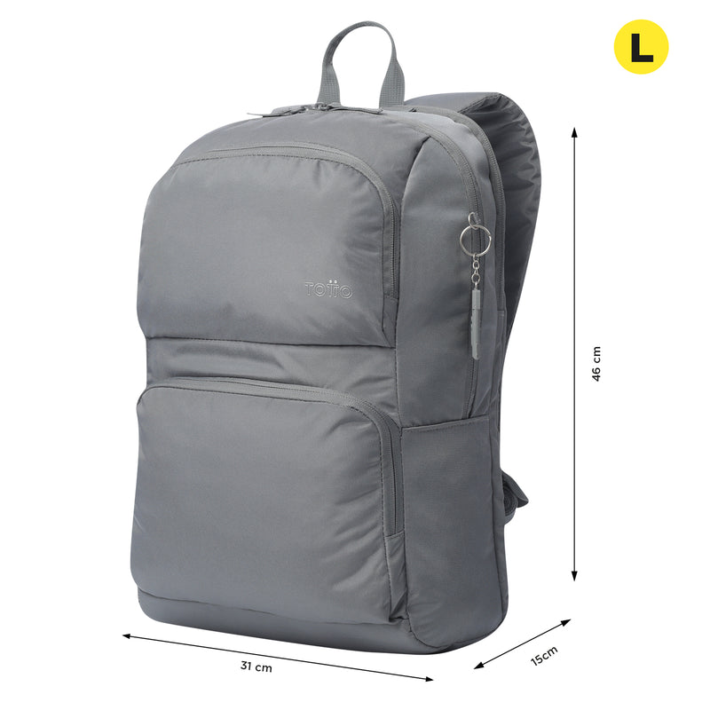 Mochila Universitaria Cloud Porta PC 14" Gris Unisex