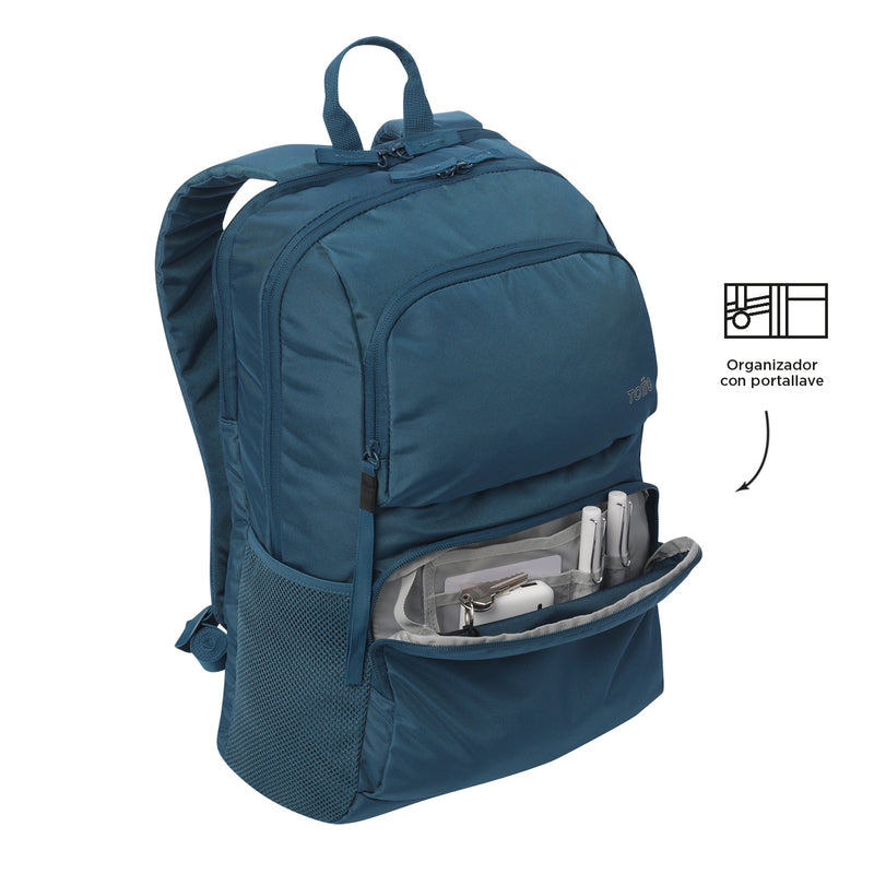 Mochila Universitaria Cloud Porta PC 14" Azul Hombre