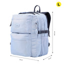 Mochila Universitaria Porta Laptop 17" Molyk Azul Mujer