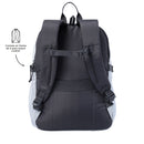 Mochila Universitaria Porta Laptop 17" Molyk Azul Mujer