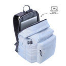 Mochila Universitaria Porta Laptop 17" Molyk Azul Mujer