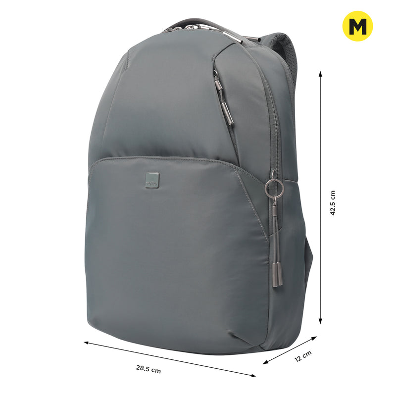 Mochila Ejecutivo Porta PC16" Roxanne Gris Mujer