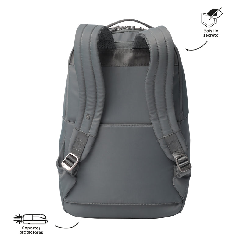 Mochila Ejecutivo Porta PC16" Roxanne Gris Mujer