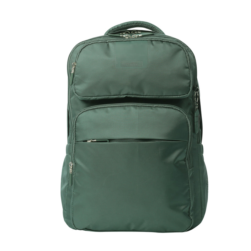 Mochila Antimpacto Suspension Porta PC 16" Verde